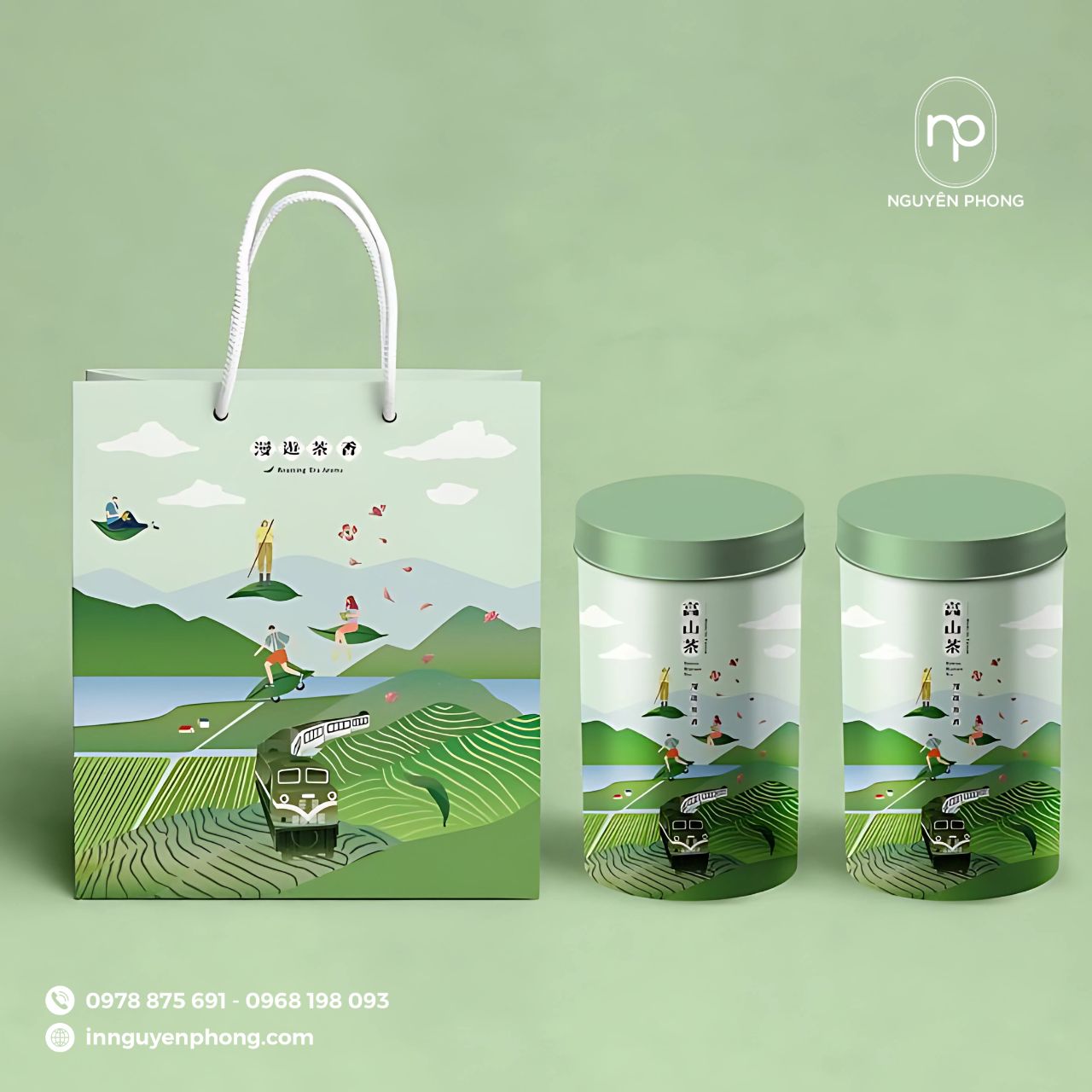 Kích thước phổ biến của túi giấy đựng trà